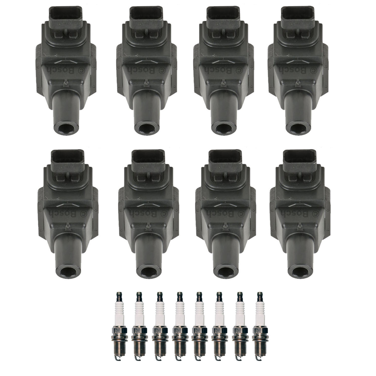 Bosch 8 Ignition Coil Denso 8 Iridium TT Spark Plug Kit For Safari W140 R129 V8