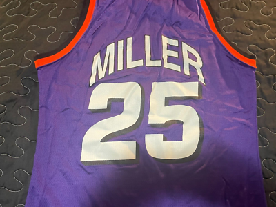 Rare VTG 90s Phoenix Suns OLIVER MILLER #25 Champion Jersey Mens