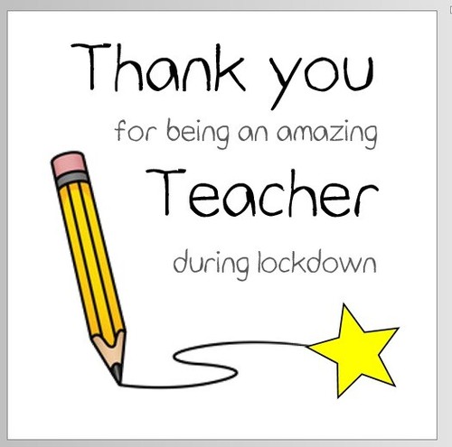 Thank You Mini Card Special Amazing Teacher Home Schooling Lockdown School Ebay