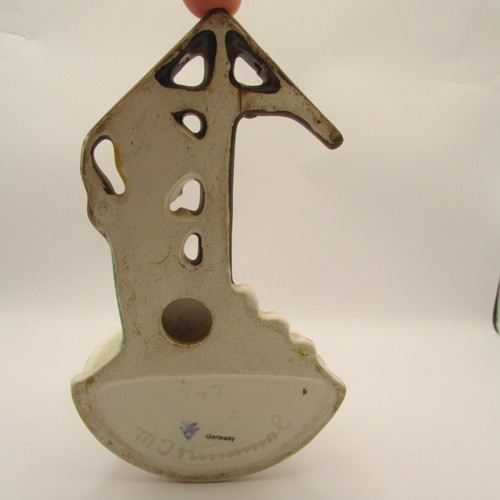 Vintage Angel Water Bird Fontain Goebel Hummel Wall Plaque TMK-3 Fair Condition - 第 7/12 張圖片