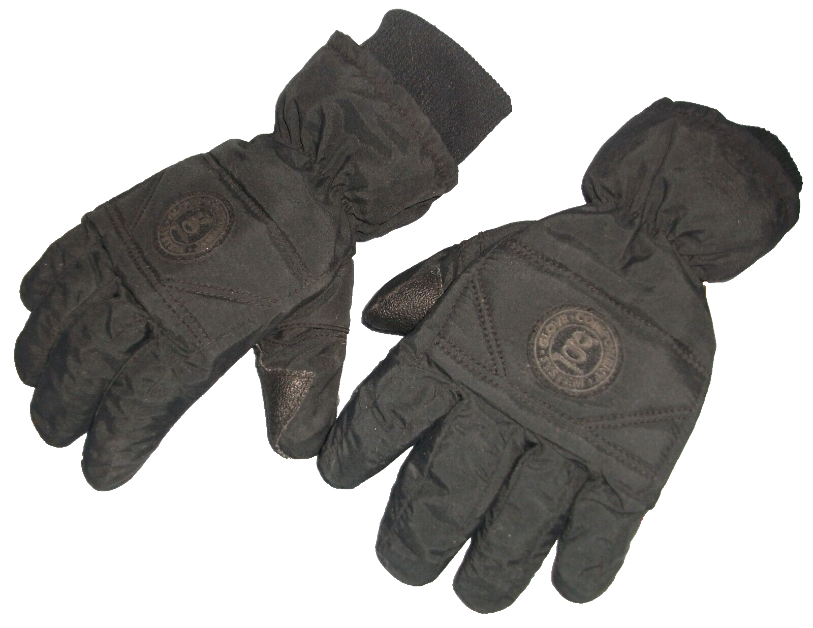 GRANDOE SKI GLOVES Black Component System Red Removeable Liners Women's