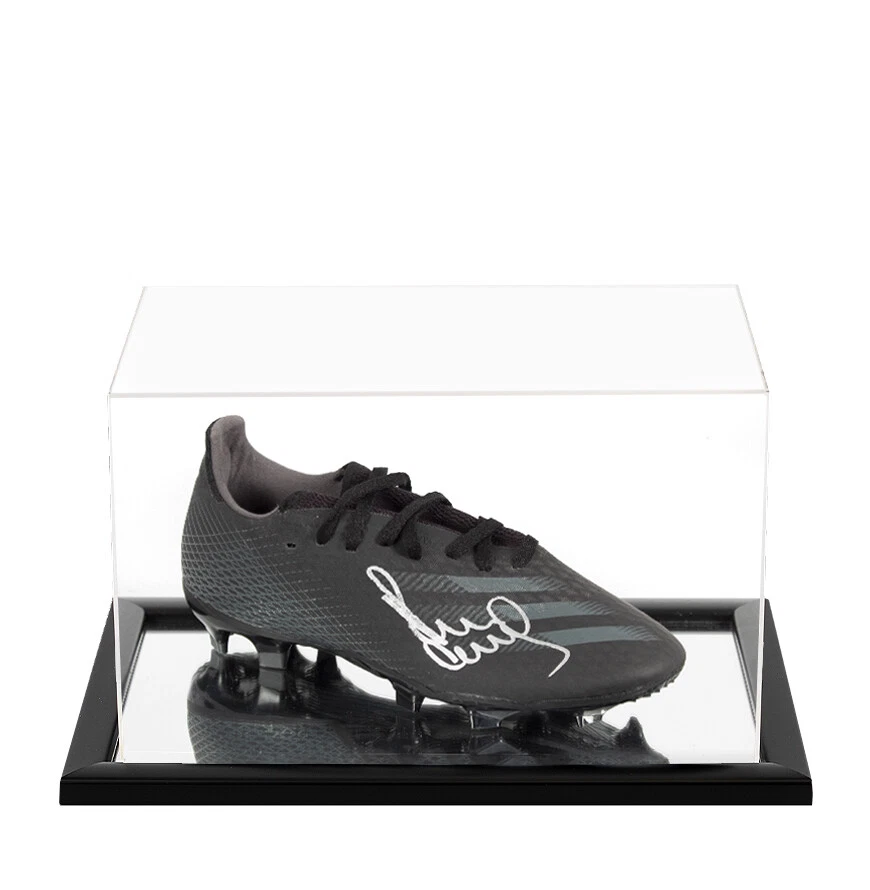 Paul Scholes Signed Football Boot Adidas Black In Acrylic