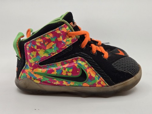 Nike Lebron James XII Guijarros Frutales Tenis Zapatos Atléticos 6C Bebé Niños - Imagen 6 de 10