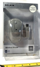 Belkin Wireless Notebook Laptop Comfort Optical Mouse grey