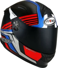 Full-Face Fiber Motorcycle SUOMY SR SPORT Attraction Blue Red Size M