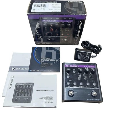 TC-Helicon VoiceTone Synth オートチューン Restock TC Helicon VoiceTone Synth HardTune & Vocoder Pedal