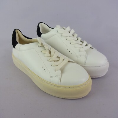 Kurt Geiger Trainers Size Womens White Laney Leather Lace Up Sneaker  Shoes UK
