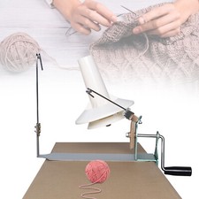 Hand Operated Large Yarn Ball Winder Jumbo Nylon Fiber/Wool/String Ball Winder 