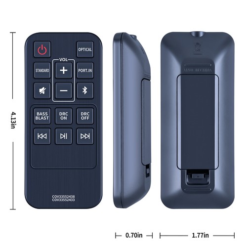 New COV33552433 COV33552438 Replacement Remote Control For LG Sound Bar SK1 - Picture 2 of 5