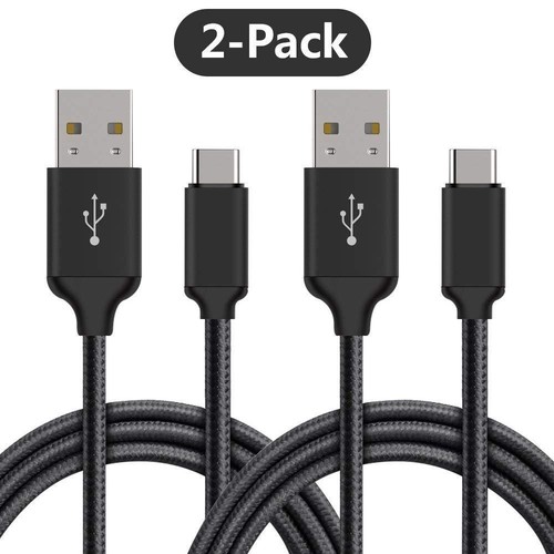 Câble USB Type C Double Longueur Pour Huawei Mate 20 - 2m + 1m Noir - Charge Et Données