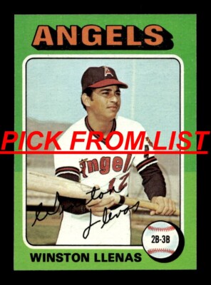 1975 Topps 456-659 EX/EX-MT Pick From List All PICTURED uu7