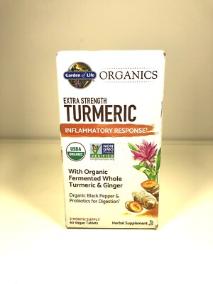 Garden of Life mykind Organics Extra Strength Turmeric Inflammatory Response