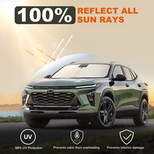 JJMY Car Windshield Sun Shade Shield Cover UV Visor For Chevy TRAX 2013-2025