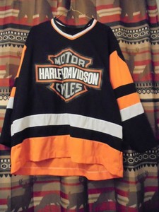 harley davidson hockey jersey
