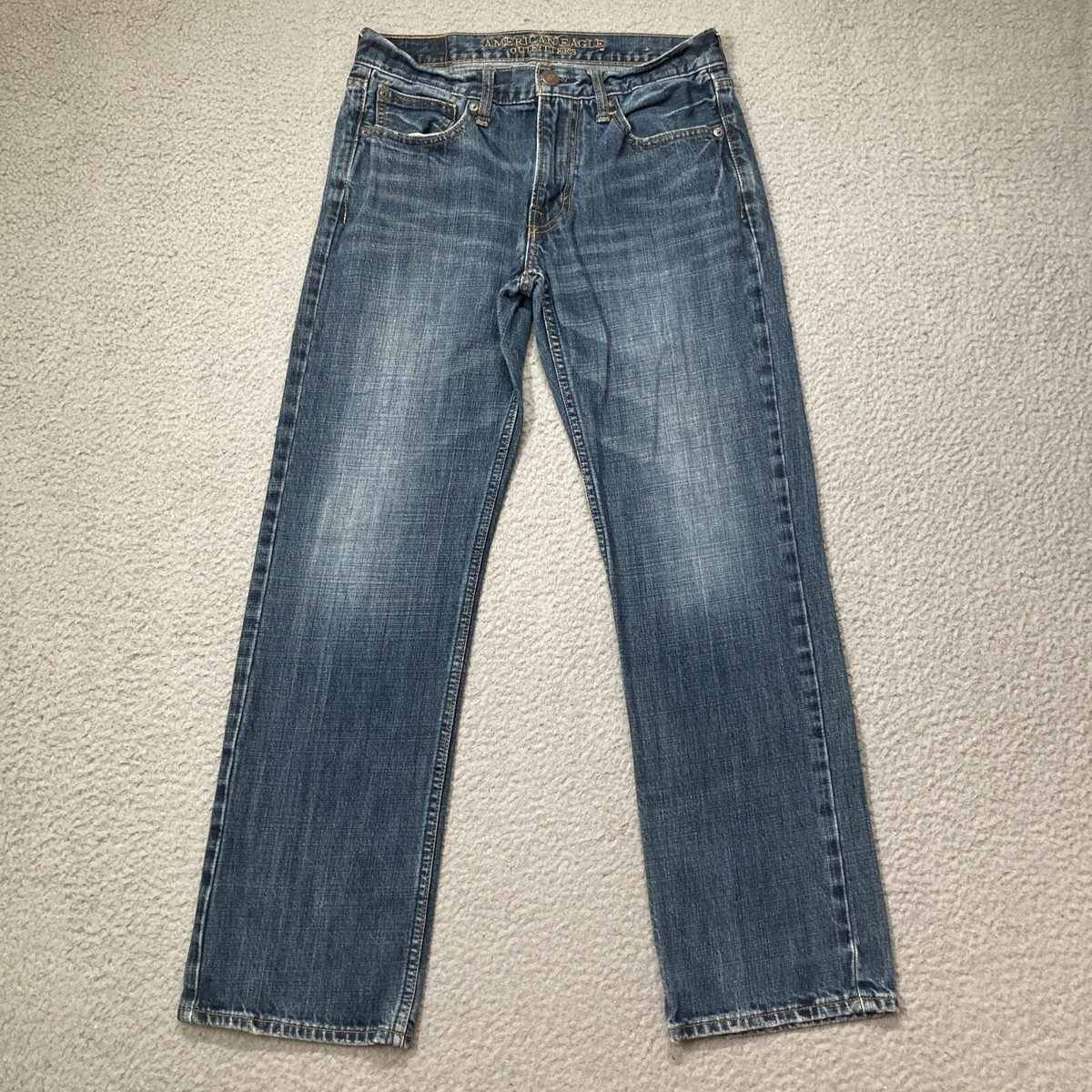 American Eagle Jeans Original Straight Men's *30x28 Medium Wash Denim Cotton