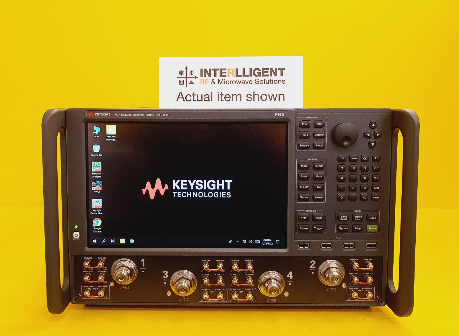 N5227B419020, 67GHz 4Port PNA Network Analyser, Keysight Cal+