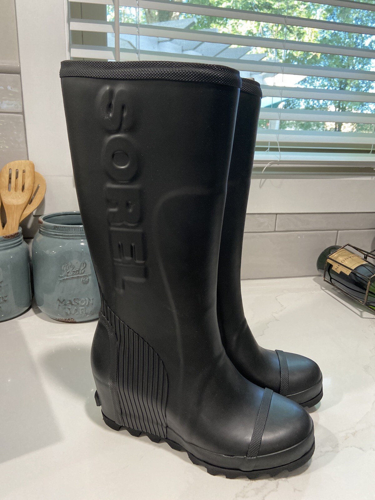 sorel joan rain wedge