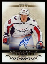 2021-22 Upper Deck Artifacts Aliaksei Protas Rookie Auto Card# XVII Capitals RC