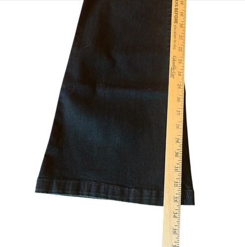 Scoop Womens Bootcut Jeans Size 10 NWT Dark Wash Distressed High Rise - Picture 4 of 6