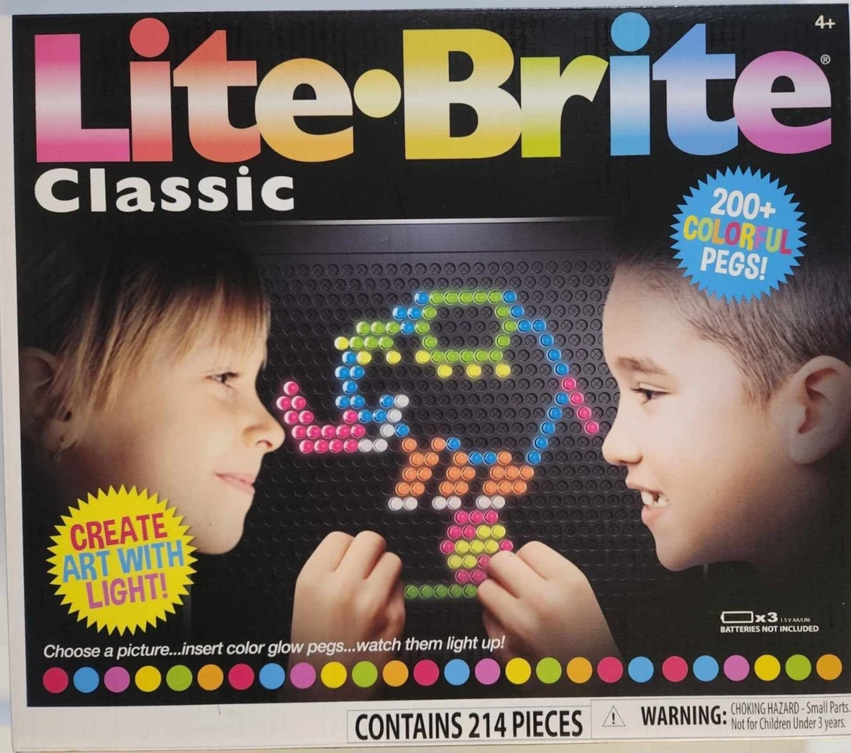 Lite brite 2025 214 pieces