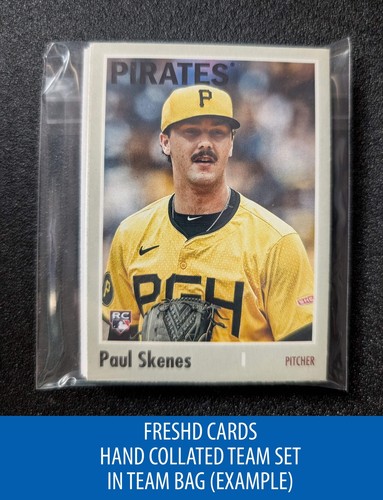 2024 Baseball Team Pack Braves 20 Card Pack Chipper Jones + 2025 Topps Series 1 - Bild 3 von 4