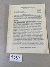 US Air Force Handout 1967 OJT Philosophy paper document training usaf 9D37