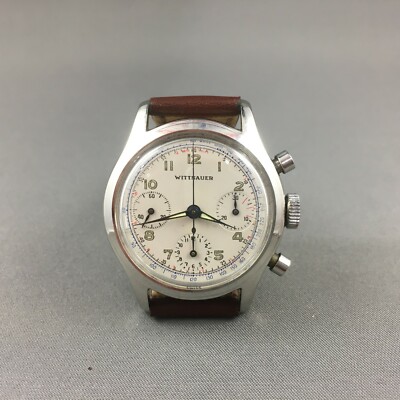 Vintage 1940's Wittnauer Register Chronograph Valjoux 72 800