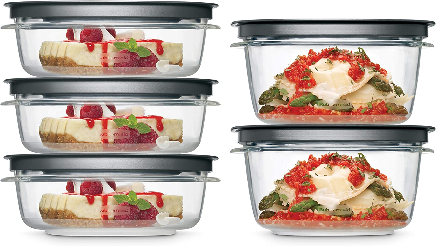Rubbermaid Easy Find Lids Meal Prep Food Storage Containers 14-Piece Set