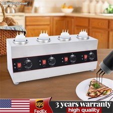 Electric Chocolate Sauce Warmer Toppings Bottle Warmer Hot Cheese Dispenser 640W