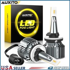 2X 880 899 LED Fog Light Bulb or DRL 3000K Amber Yellow Light Ultra Bright I9 J