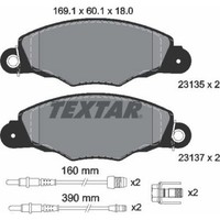 Textar 2313503 Bremsbelagsatz FüR Citroen Xantia Xm Y4 X1 X2