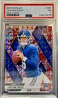 2025 Mosaic Jaxson Dart Rookie Card #362 RED CAMO 🔴PSA 7🔴 RC Giants