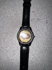 NFL San Francisco 49ers Super Bowl Champions Football Watch Sun Time Vintage 