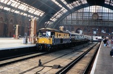 Original Railway Slide: Class 73 at St Pancras London 1996 not v sharp    P-3870
