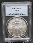 2010 1oz .999 Silver American Eagle | PCGS MS70 #042