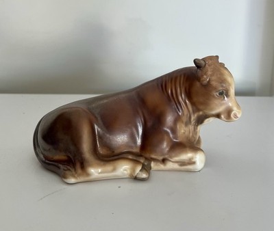 Vintage 1951 Hummel West Germany Goebel Nativity Cow #214 K EUC