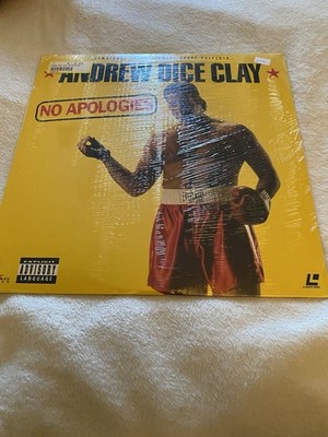ANDREW DICE CLAY: NO APOLOGIES Laserdisc LD BRAND NEW SEALED! 1993