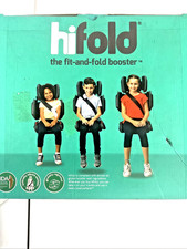 Adjustable Kids High Back Booster Car Seat with Strap Slate Grey NEW