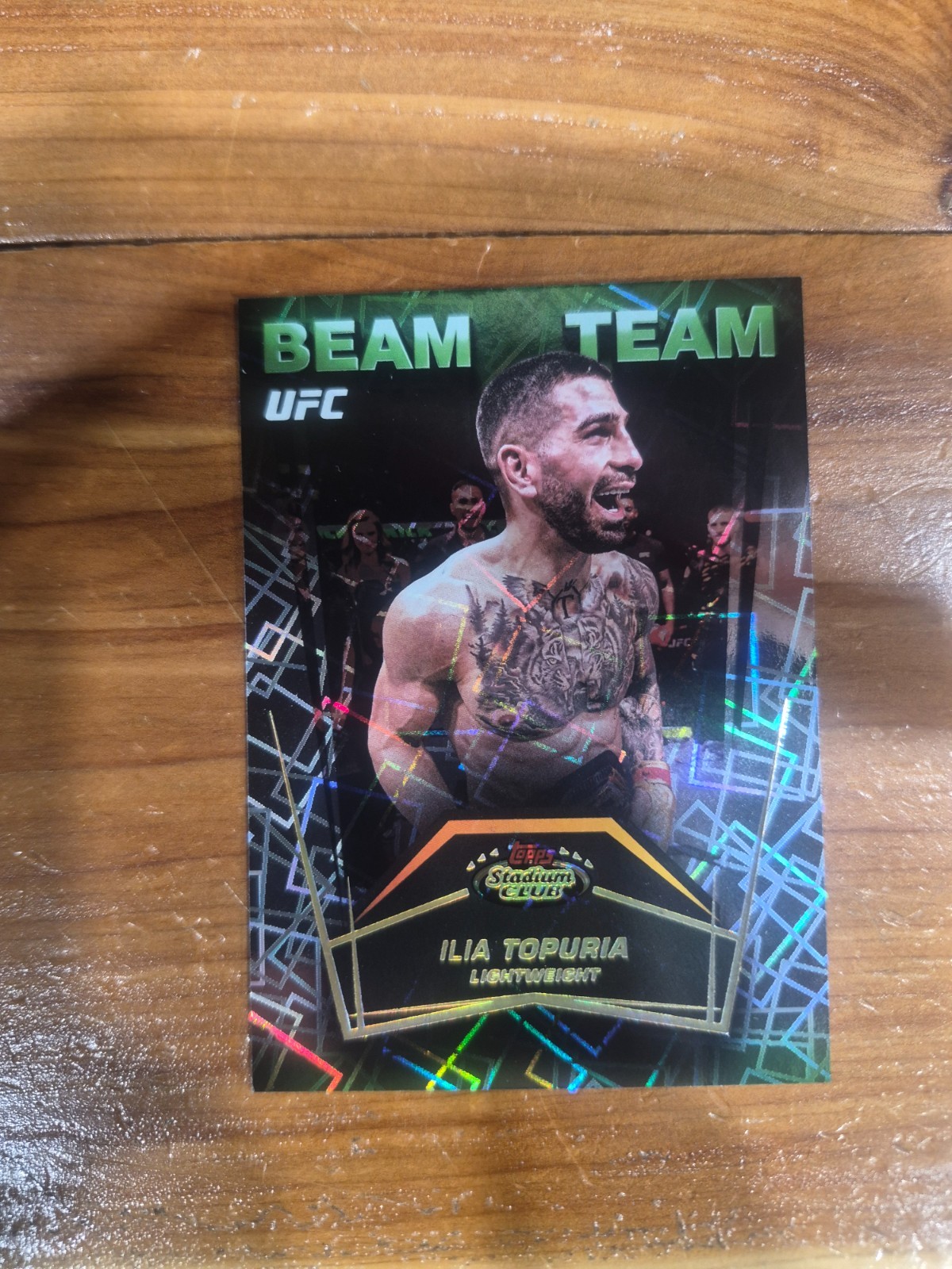 2026 Topps Stadium Club UFC Ilia Topuria Beam Team SP !! 🔥🔥