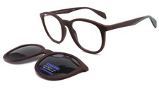 Optische Brille Unisex Tieffe MAGNETO 71 COL.4 (Brown) + Polar Clip