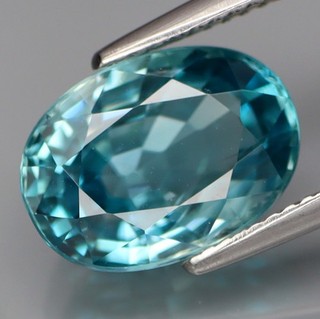7.17Ct.Ravishing Color! Ultra Lustrous Natural BIG Blue Cambodian Zircon