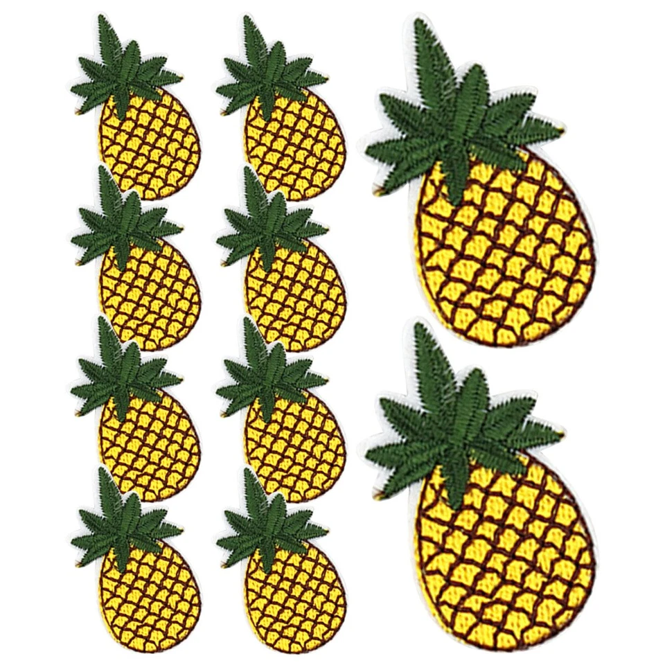  2 Pack Patches for Jackets Backpacks Fruit Iron Blossom Embroidered - Image 3 of 4