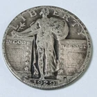 1929 STANDING LIBERTY QUARTER - 90% SILVER - Circulated Coin #5611