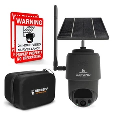 TACTACAM – Defend 360 Cellular Security Camera, 4K Photos, 1080p Video, Solar...