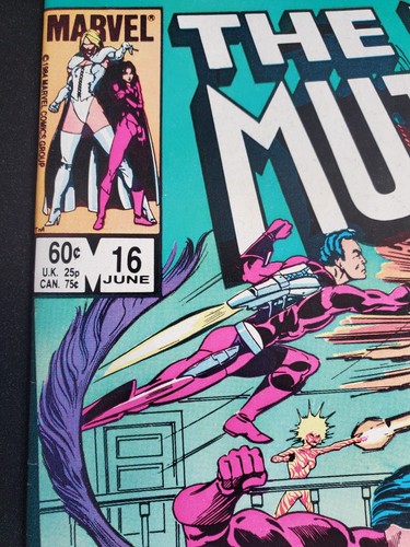 THE NEW MUTANTS #16 MARVEL COMICS 1984 in pristine high grade condition - Picture 2 of 7