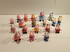 LOT OF 19 PEPPA PIG Figures Various Years and Condition Jazwares