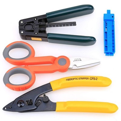 FTTH Fiber Optic Drop Cable Fiber Stripper CFS-2 Double Port Hole Optical Fib...