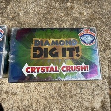 2 Super Diamond Dig It Boxes Real Diamond in 1/24 Sealed Party Gift Toy