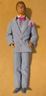 Vintage 1983 Mattel Ken Doll Grey Tuxedo