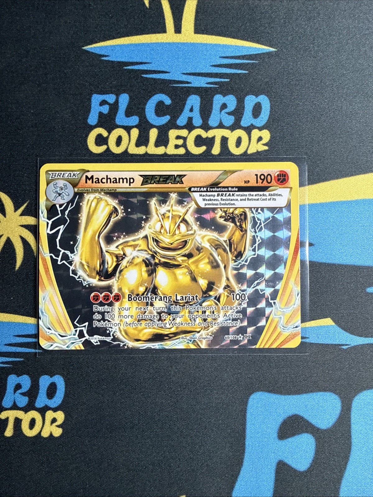 Pokemon Machamp BREAK XY Evolutions Rare Holo Card #60/108